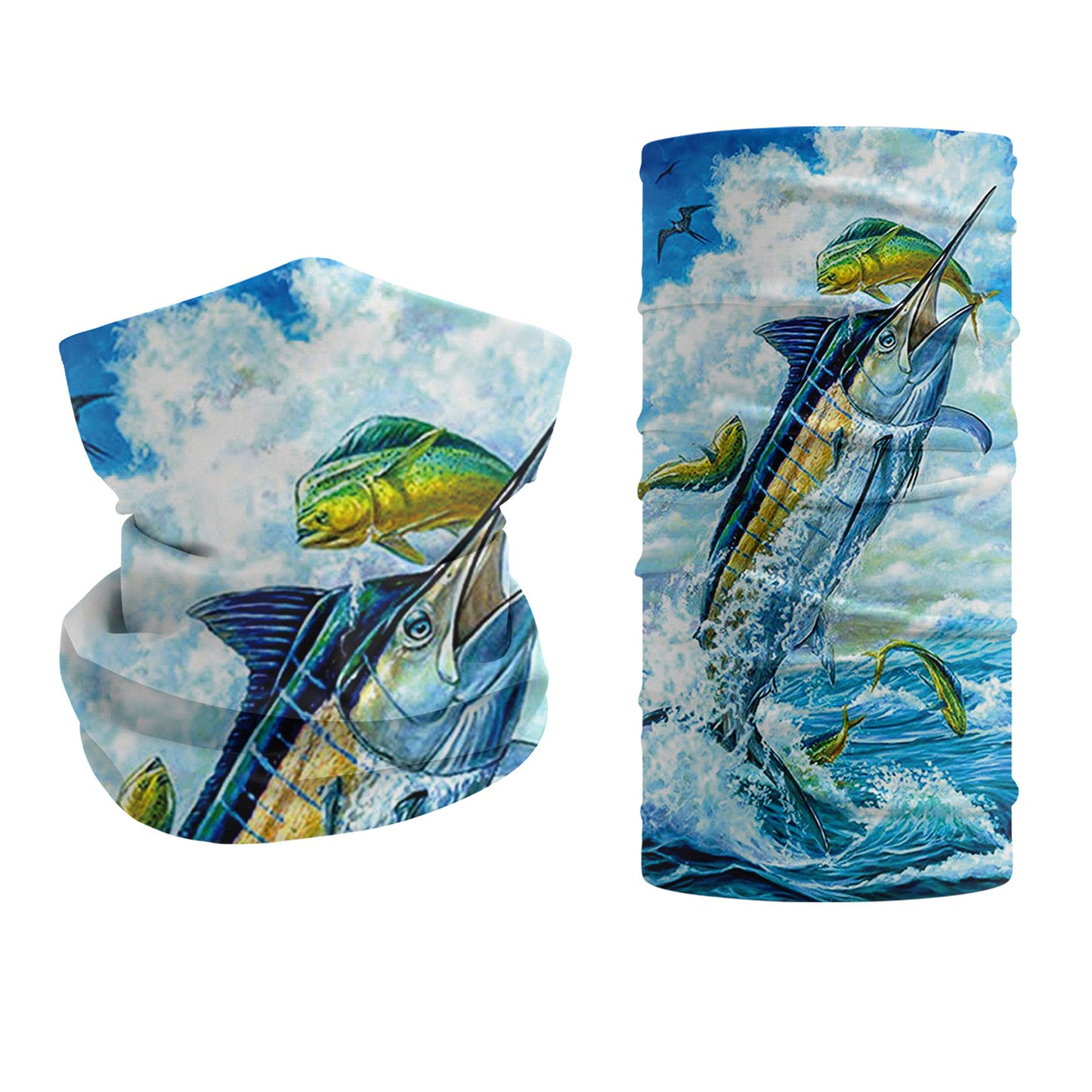 UPF50 Sunscreen Face Towel Riding Hat Scarf