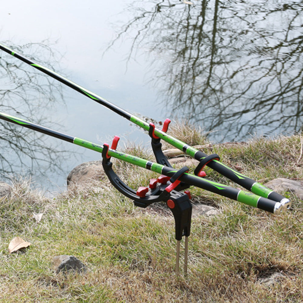 360° Adjustable Foldable Fishing Rod Holder - Universal Fit