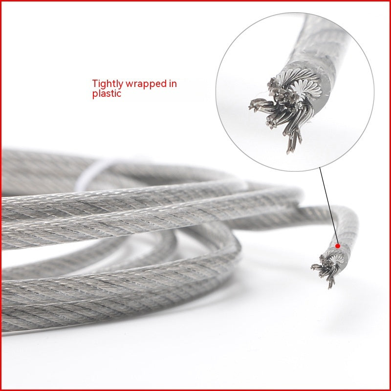 304 Stainless Steel Invisible Anti-theft Protecting Wire Net Steel Wire Coated Rope Steel