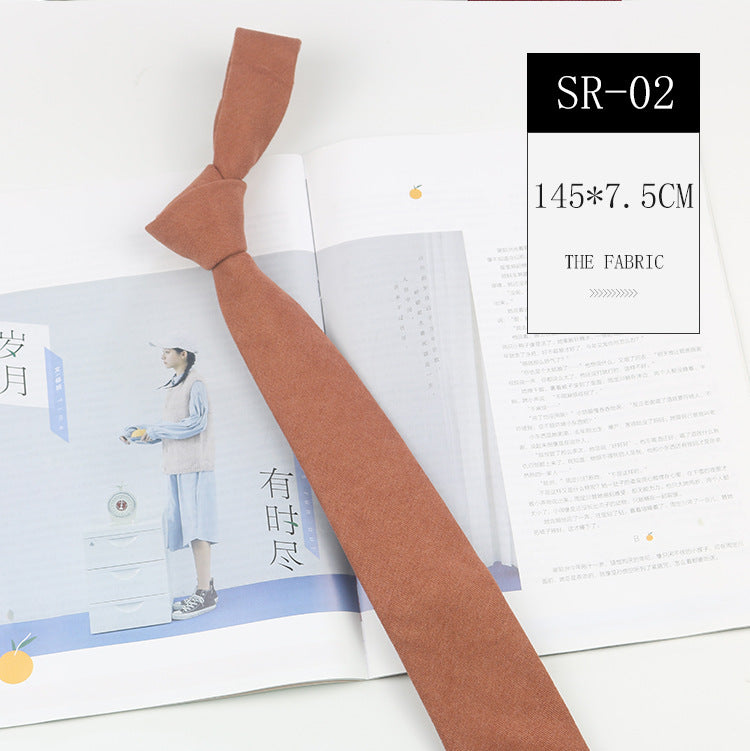 Korean Style Casual Suede Macaron 7cm Hand Tie