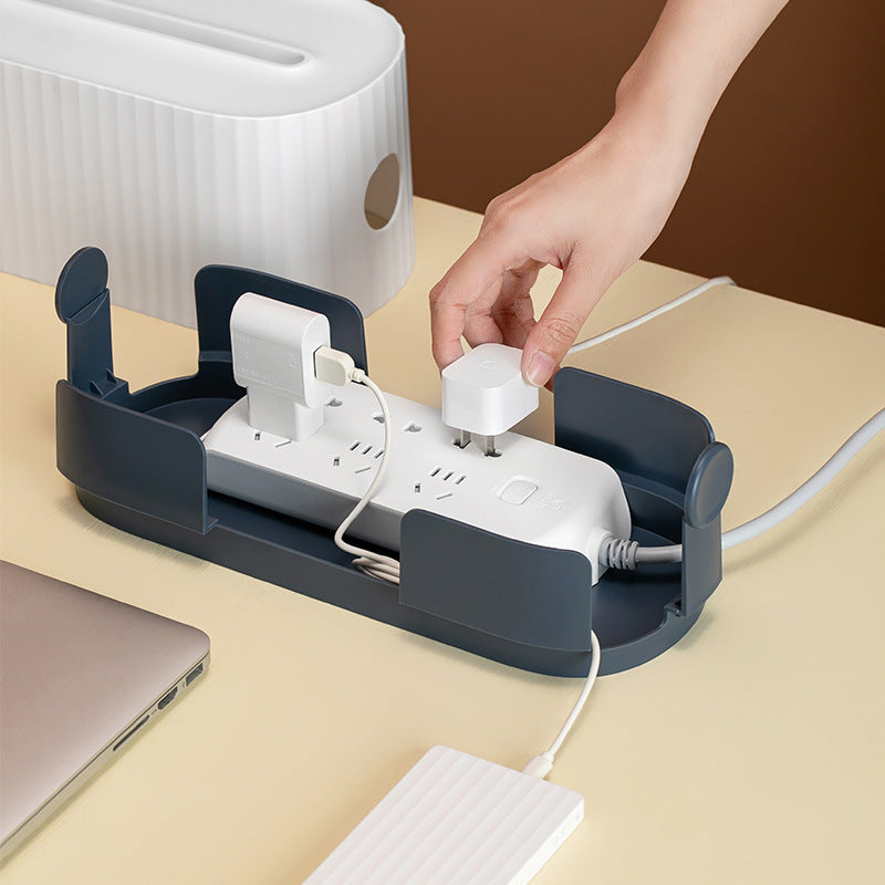 Power Strip Cable Storage Box Organizer