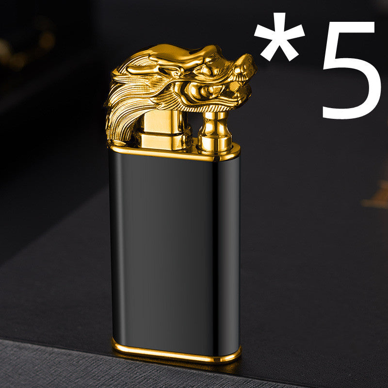 Blue Flame Double Fire Metal Lighter