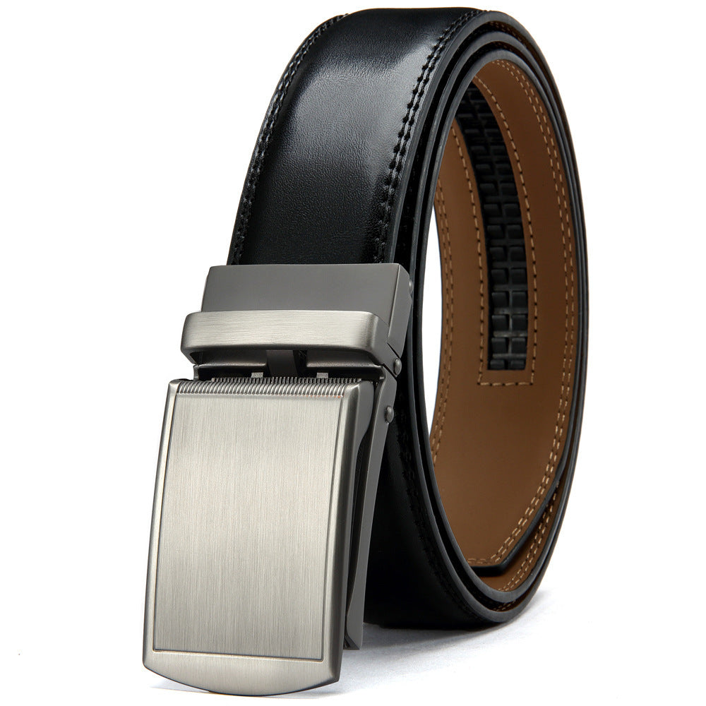Double-sided Genuine Leather Business Belt