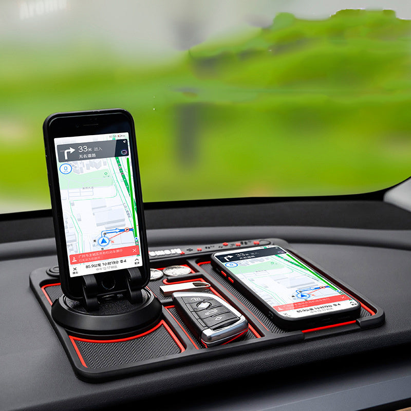 Non-Slip Car Phone Pad with Parking Number Card