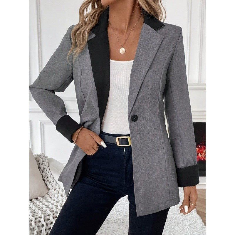 Autumn And Winter Elegant Small Suit Coat Top