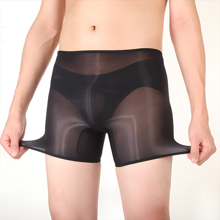 Men's Ultra Thin Shiny Boxers