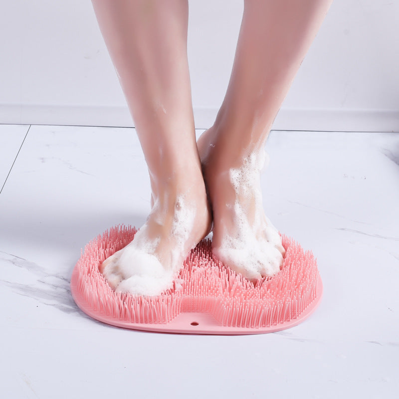Massage Bath Brush Silicone Foot Rub Pad