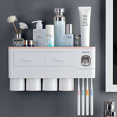 Magnetic Toothbrush Holder Storage Rack