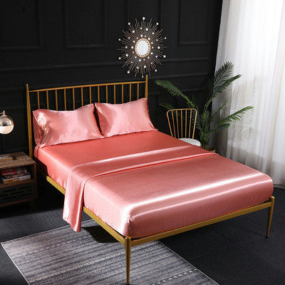 Satin Bedding Set 4 Pieces Queen King Size
