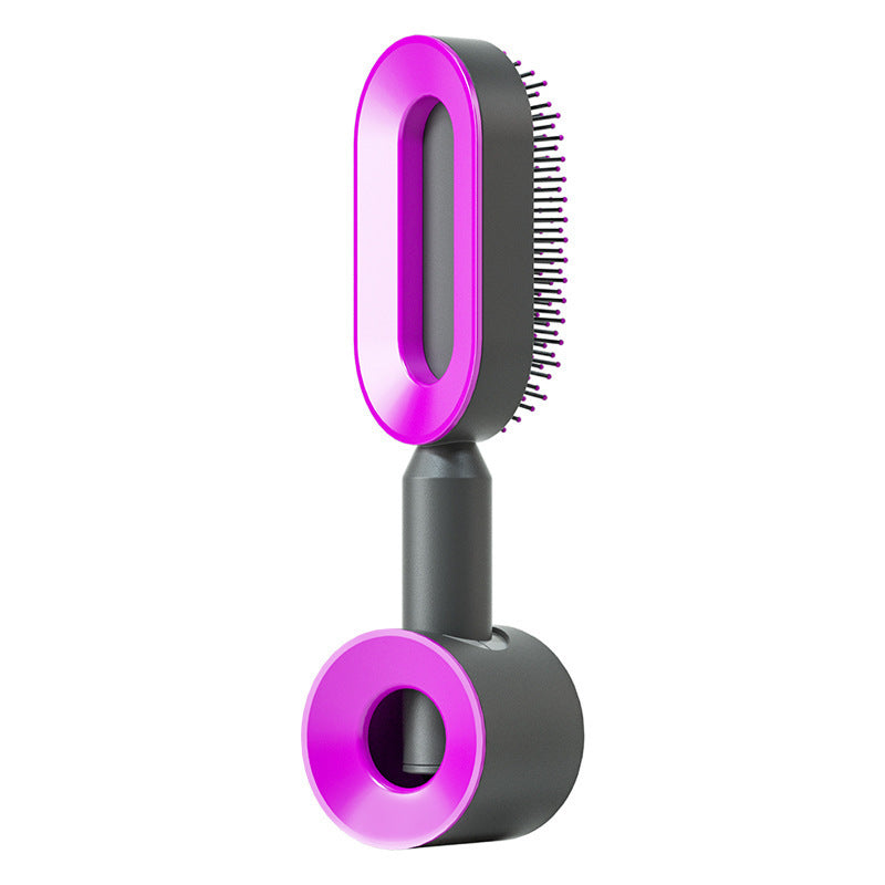 Self Cleaning Hair Brush One-key Airbag Massage