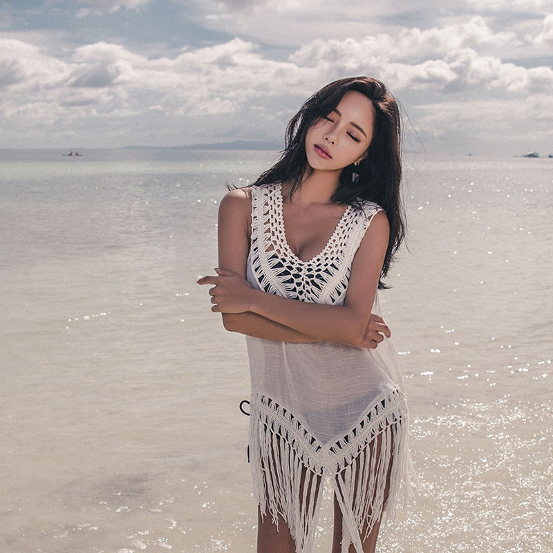 Sexy Tassel Beach Cover-Up - Swimwear Tunic