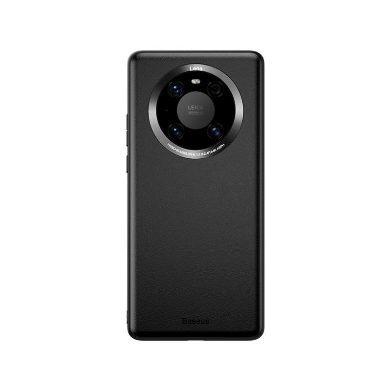 Alloy Plain Leather Case For Mate 40
