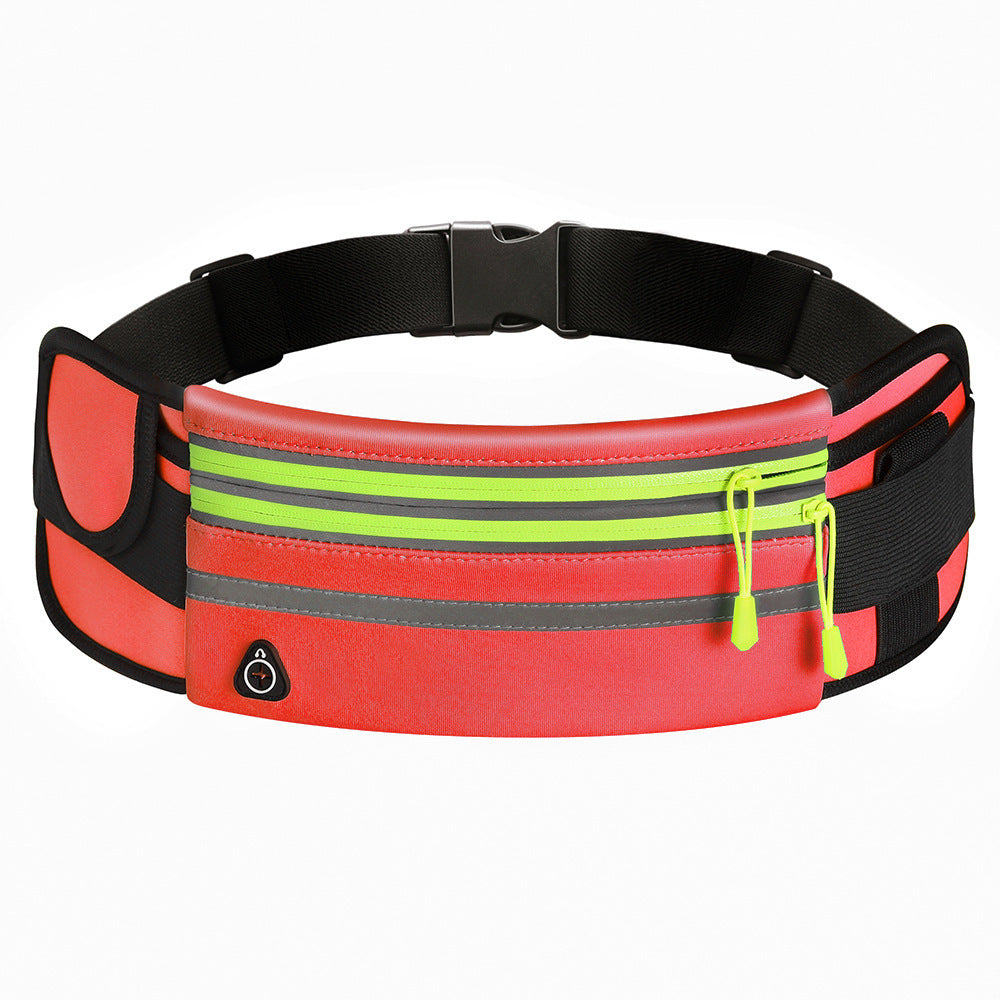 Waterproof Double Zippers Waist Bag