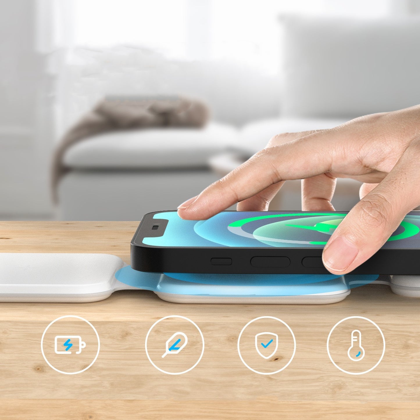 3 In 1 Magnetic Foldable Wireless Charging Station