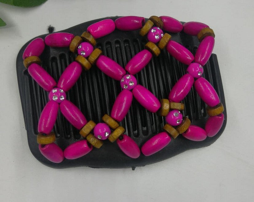 Vintage Beaded Hair Comb