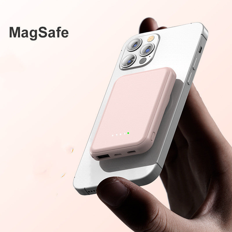 Mini 5000mAh Magnetic Wireless Power Bank