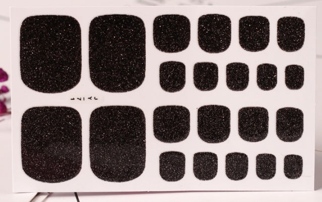 Green Onion Powder Nail Stickers (22 Solid Color)