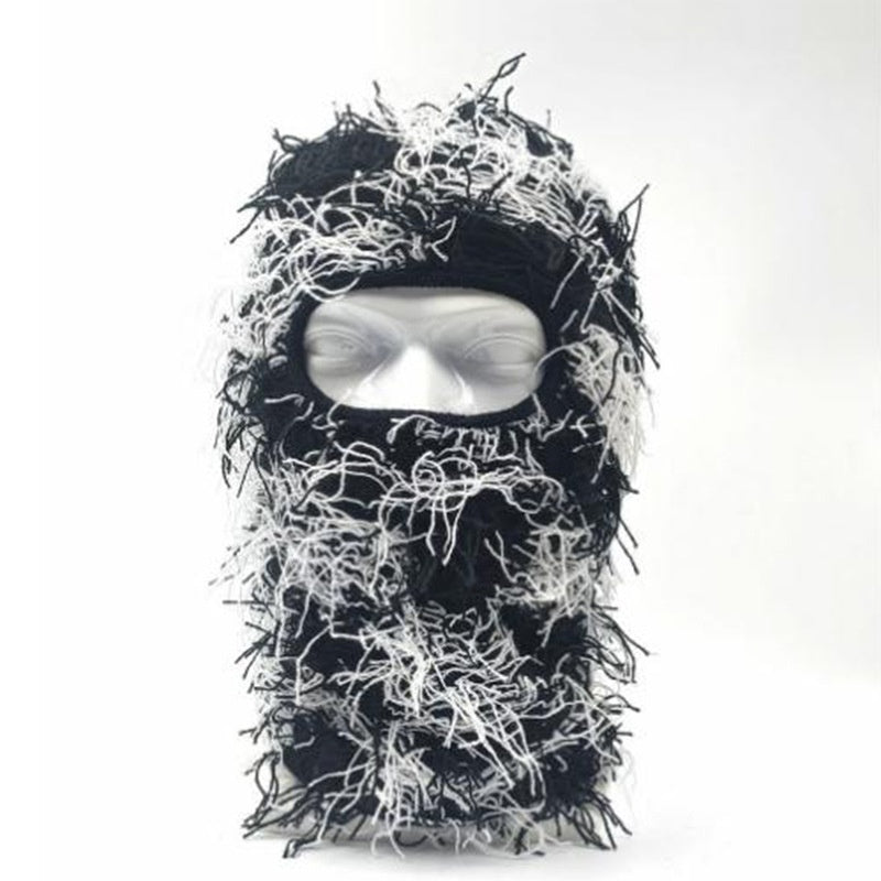Camouflage Knitted Wool Hat for Men and Women