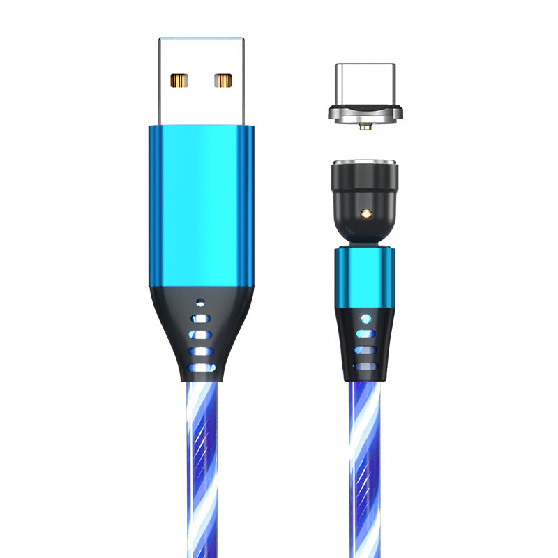 540 Rotate Magnetic 3A Charging Cable USB Type C