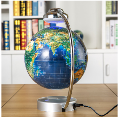 8-Inch Magnetic Suspension Globe - Office Decoration & Novelty Gift
