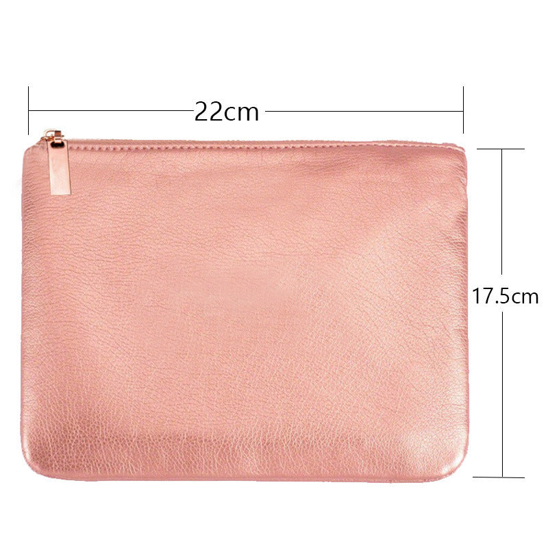 15 Makeup Brush Set Rose Gold with Bag