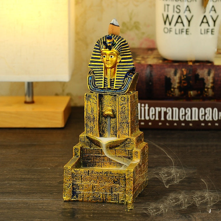Ancient Egypt Backflow Incense Burner