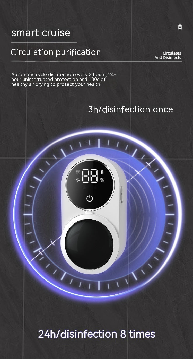 Portable UV Toothbrush Sanitizer