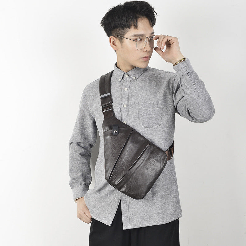 New Trendy Men's Anti-theft Chest Sports Bag