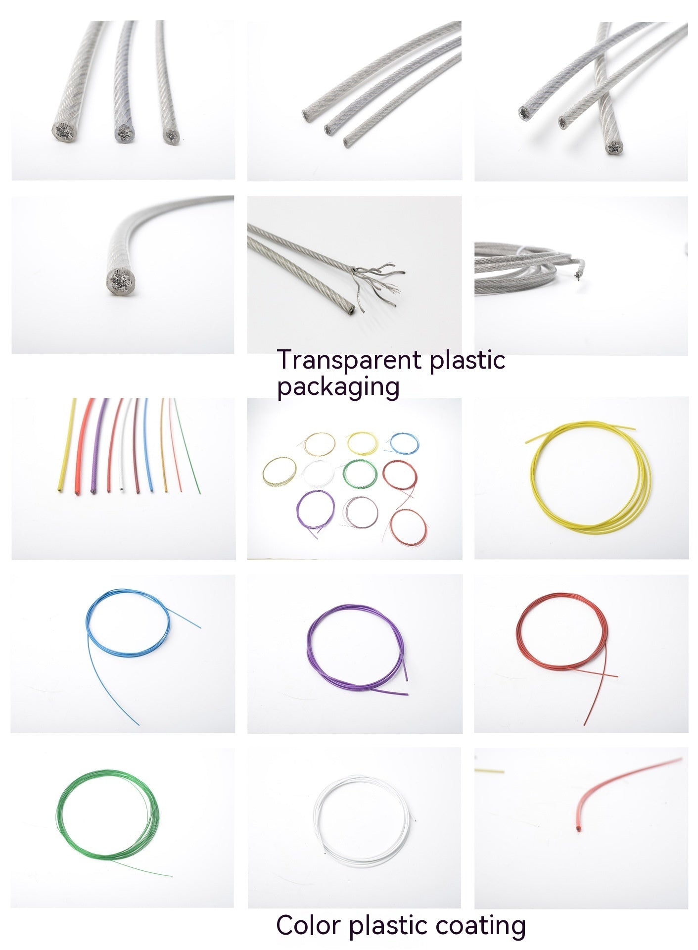 304 Stainless Steel Invisible Anti-theft Protecting Wire Net Steel Wire Coated Rope Steel
