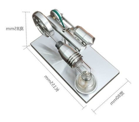 Mini Stirling Engine Low Temperature Toy Generator