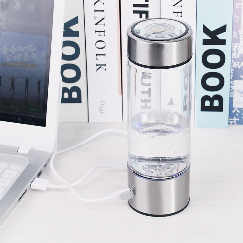 Portable Hydrogen Water Bottle Rechargeable Generator