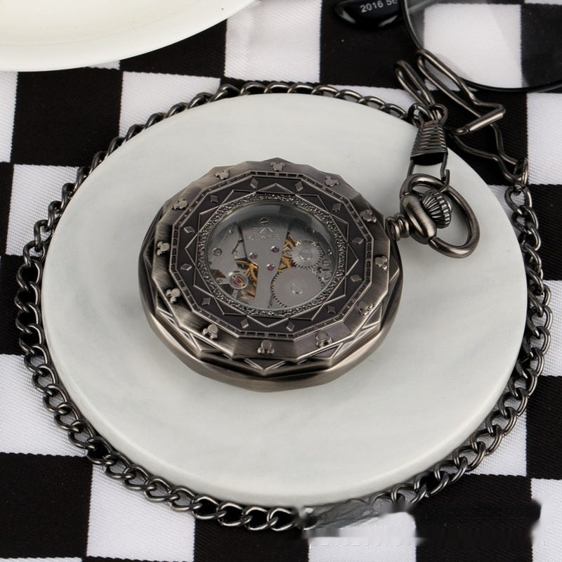 Roman Pattern Manual Pocket Watch
