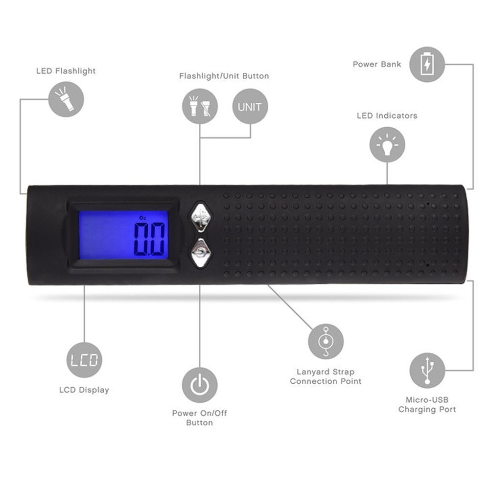 Portable USB Digital Luggage Scale