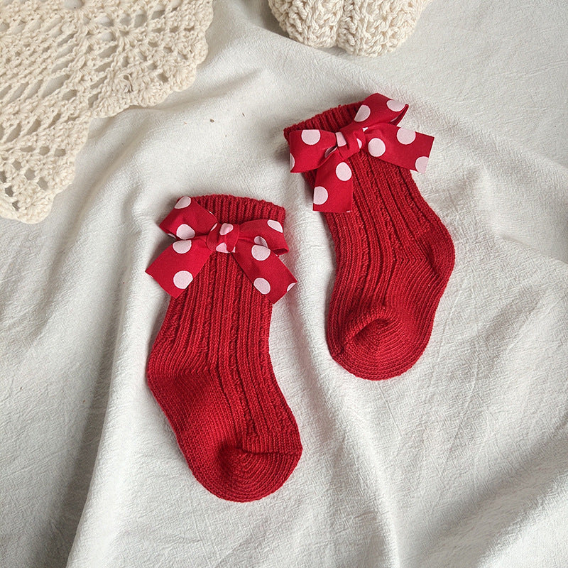 Autumn Winter Mid-calf Woolen Yarn Socks