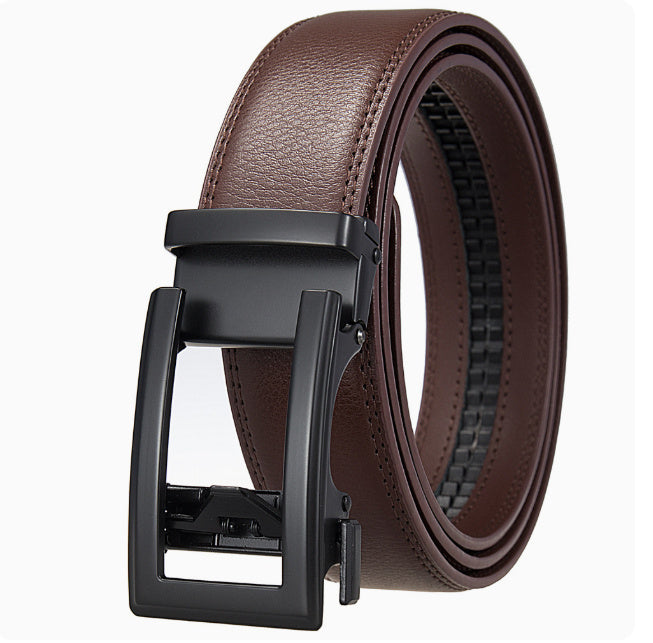 Antique Cowhide Men's Leather Casual Business Belt