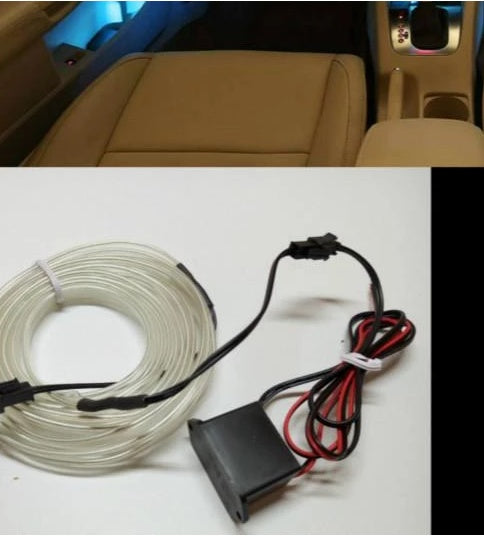 Car LED Neon Strip Lights 12V USB Waterproof