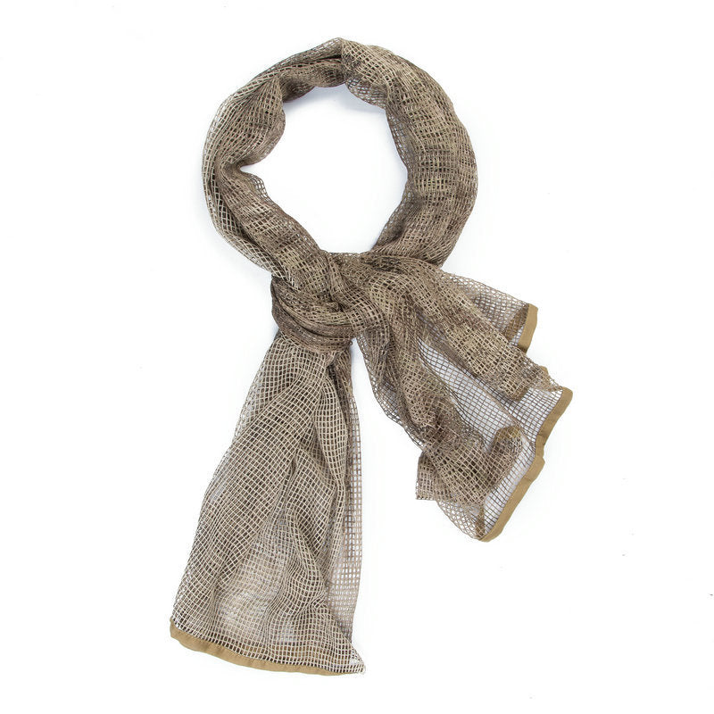 Men's Long Camouflage Outdoor Breathable Scarf