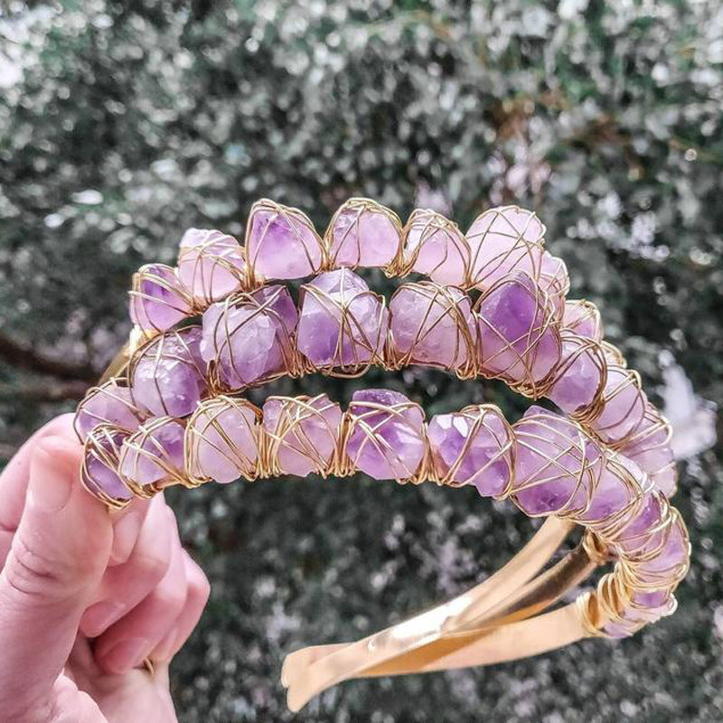 Quartz Crystal Wedding Crown