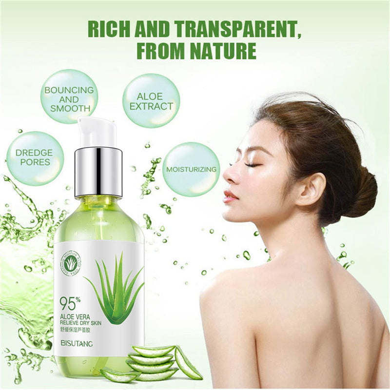 Aloe Gel Moisturizing Lotion Facial Cream Skin Care
