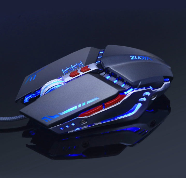 Silent Wired Gaming Mouse for Notebook Computer