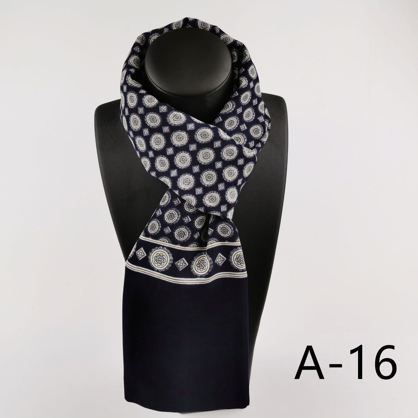 Men's Double Layer Cashmere Washed Warm Scarf