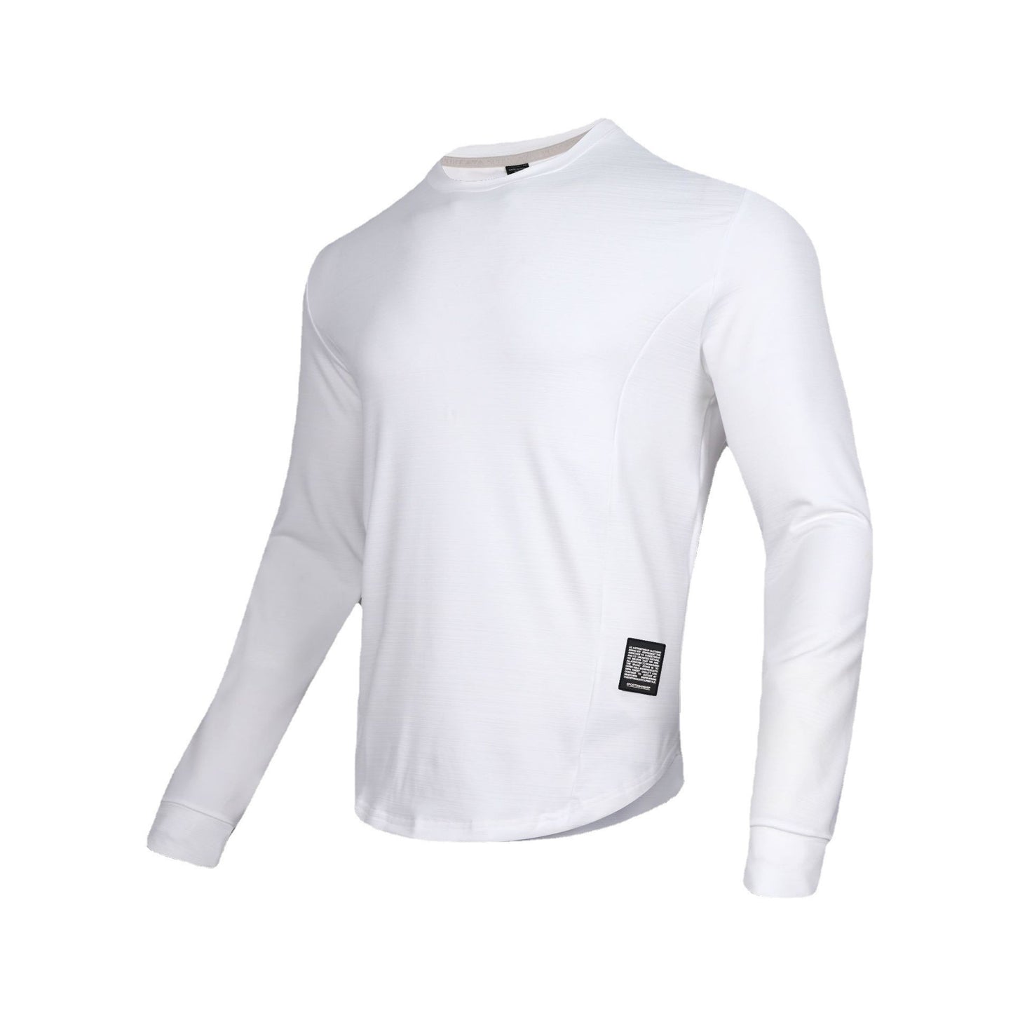 Outdoor Crew Neck T-shirt Sweater Loose Casual Quick-drying Sports Workout Long Sleeve