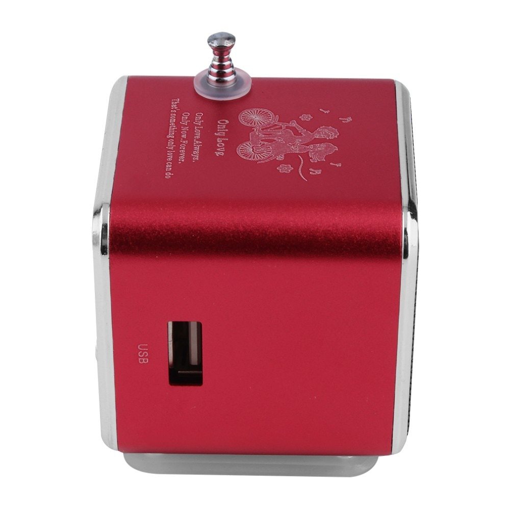 TD-V26 Portable Speaker Mini FM Radio Receiver MP3 Music Player