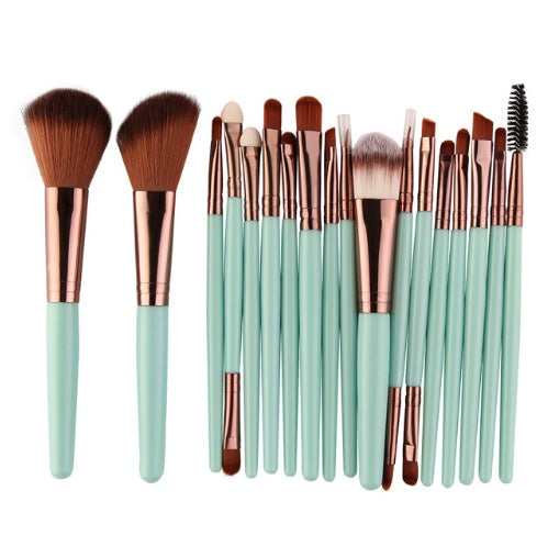 MAANGE 18-Piece Makeup Brush Set with Fan Brush – eBay Hot Seller