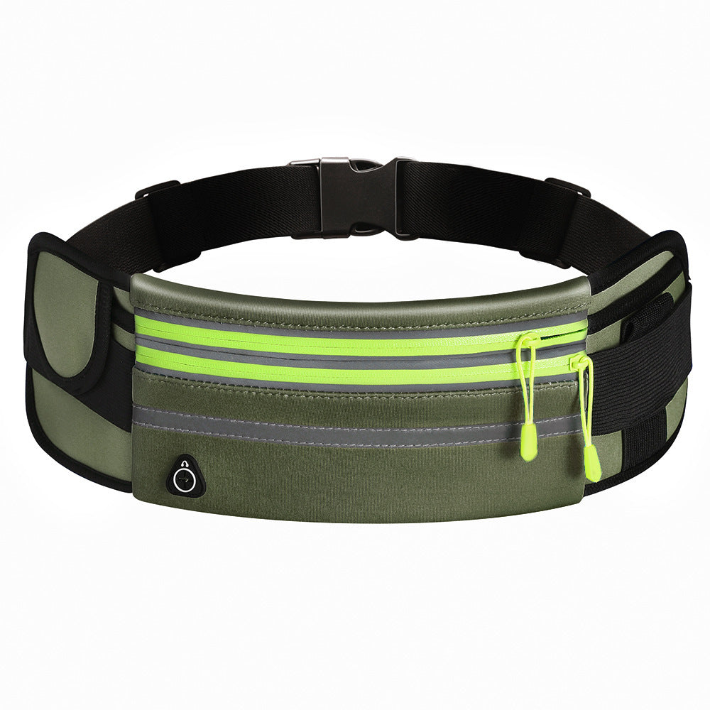 Waterproof Double Zippers Waist Bag