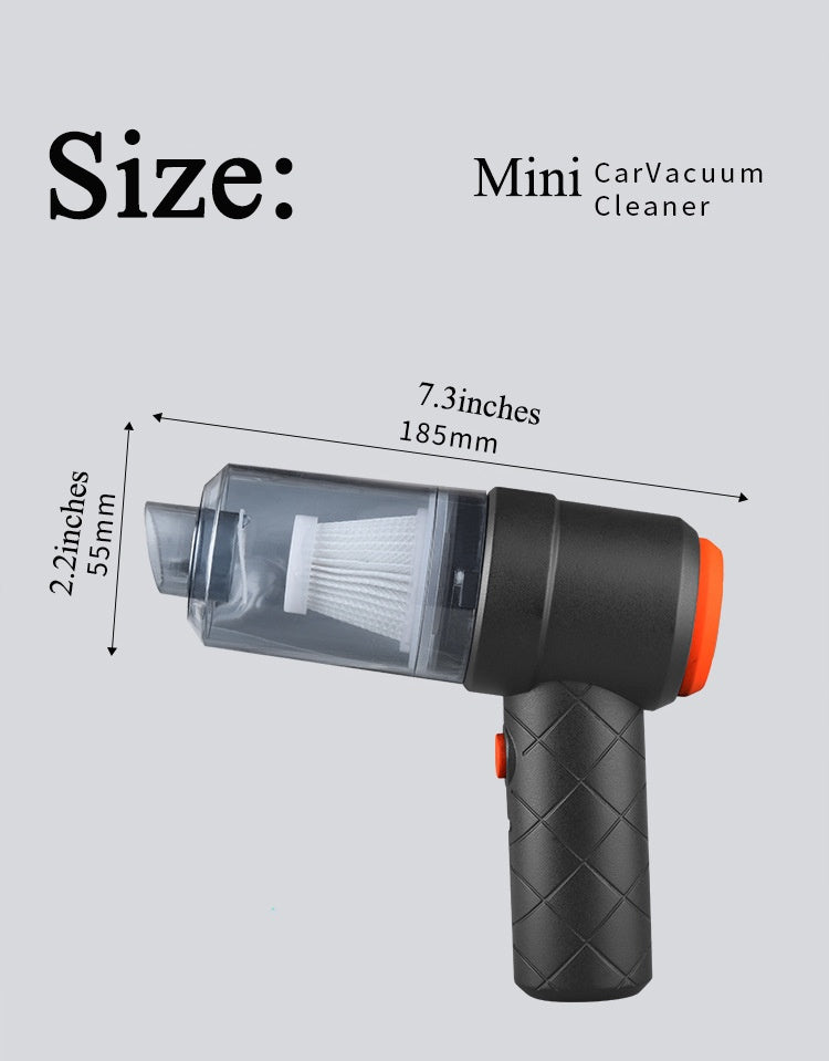 Mini Wireless Car Vacuum Cleaner