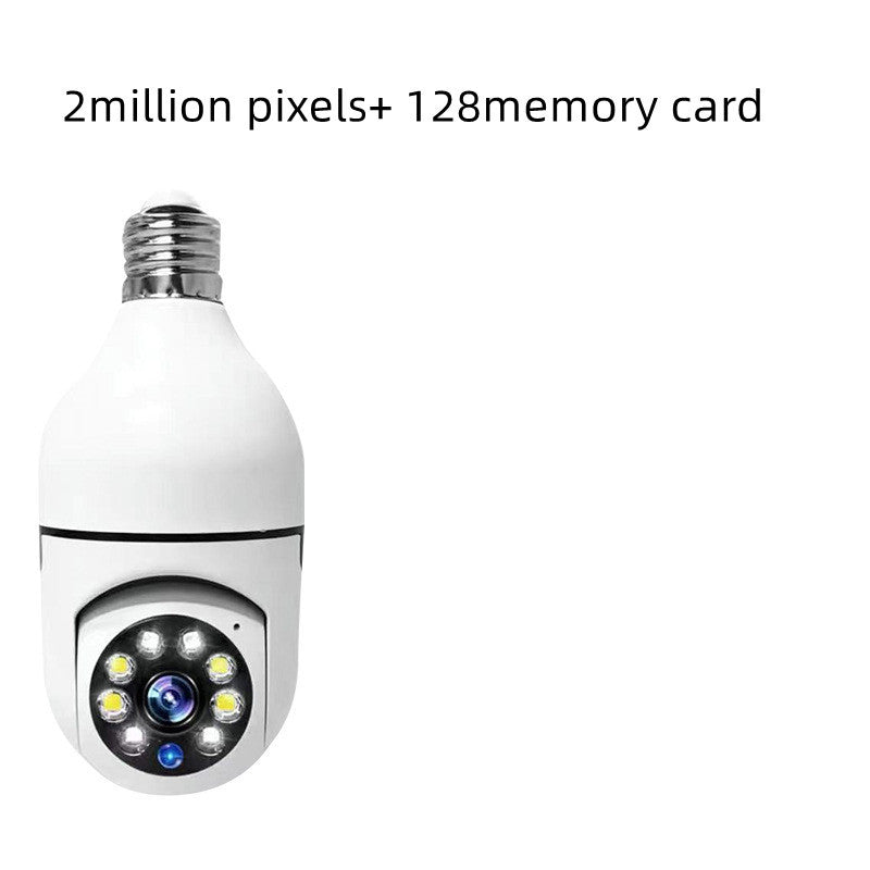 WiFi Bulb Camera 1080P 4X Zoom E27 5G Home Security Monitor