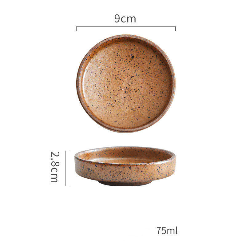 Retro Ceramic Tableware Rice Bowls Dessert Dishes