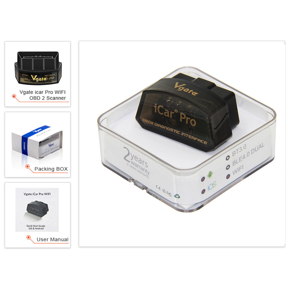 Vgate iCar Pro V2.2 OBDII BLE 4.0 Bluetooth support Android full protocol