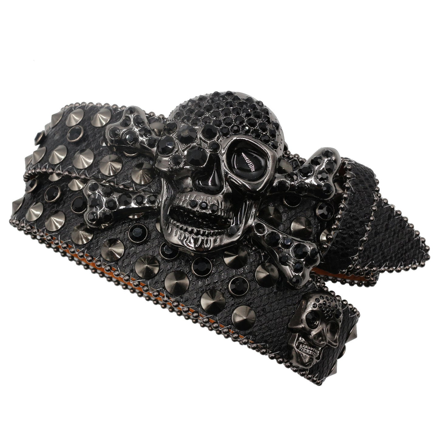 Women's Rhinestone Snake Pattern Belt